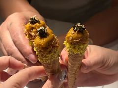 海胆鱼籽酱华夫筒-壳里西餐厅Coquille Seafood Bistro(蒙自路店)