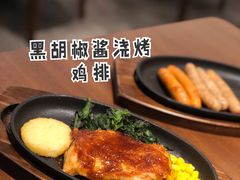 黑胡椒酱浇烤鸡排-萨莉亚意式餐厅(杭州滨江天街店)