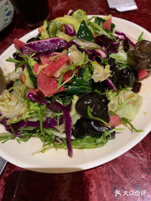 馋嘴蛙火锅大拌菜图片