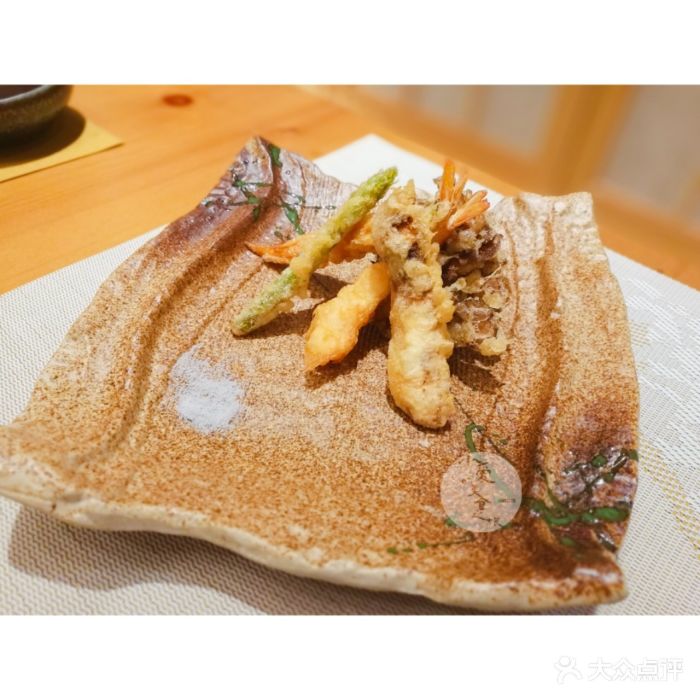 炸天妇罗配舞茸