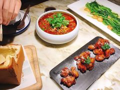 雪花糖醋里脊-绿茶餐厅(乐峰广场店)