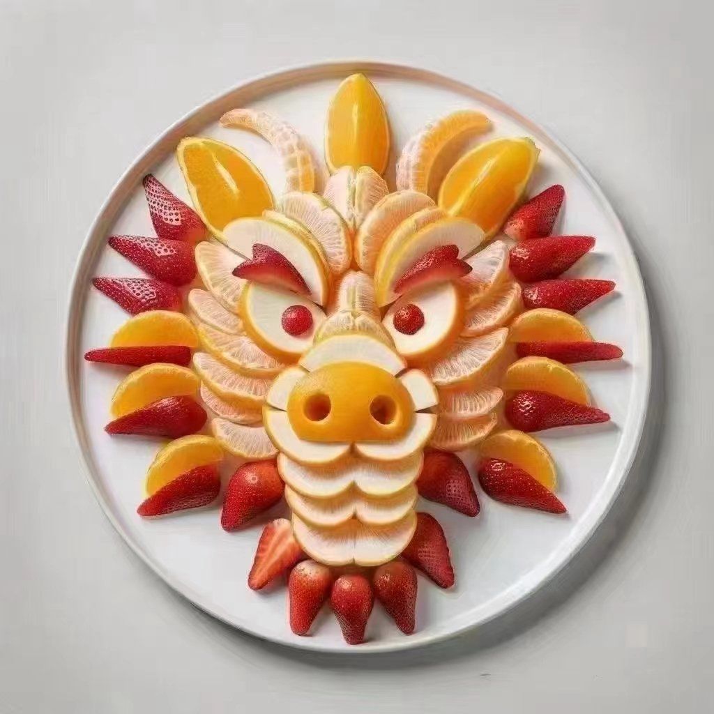 创意满满,适合幼儿园作业高端创意摆盘和画