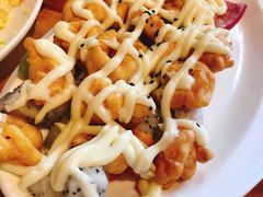 青芥水果虾仁-颐和•海鲜砂锅粥•啫啫煲(奥林匹克广场店)
