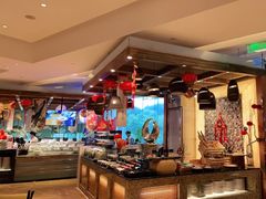 自助取餐区-怡咖啡海鲜自助餐厅(浦东香格里拉店)
