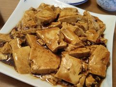 农家炒盐卤豆腐-钰田大院·怀柔地道农家菜·烤虹鳟鱼(雁栖湖店)