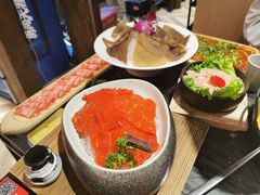 8s鸭肠-热火朝天鲜切牛肉火锅(南强街巷店)