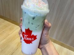 抹茶桃山生椰乳-Tims天好咖啡(华侨城步行街店)