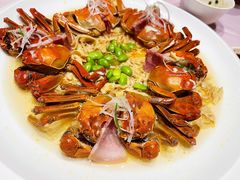 咸肉百叶蒸六月黄-蟹榭(静安寺晶品商场店)