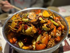油焖蓝龙拼蟹-靓靓蒸虾·头牌蒸虾(雪松路总店)