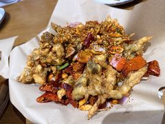 椒盐蘑菇-兄弟江湖东北老菜(三井街道店)