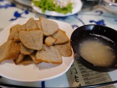 老北京素油煎灌肠-京门老爆三·铜锅涮肉 爆肚(望京店)