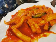 鱼饼炒年糕-桃园中华料理炸酱面(燕儿岛路店)