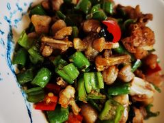 青椒紫苏炒美蛙-芙蓉堂(武汉天地店)