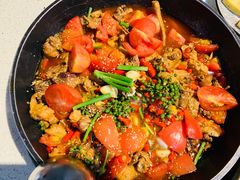 -贵州辣子鸡番茄鸡