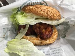 中式炸鸡汉堡-幸运小丑汉堡(Bay Area本店)