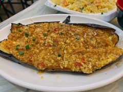 蒜蓉烤茄子-覃记海鲜美食餐厅