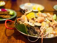 手抓海鲜蒜香奶油味-仓库南洋海鲜小排档(柳河路店)