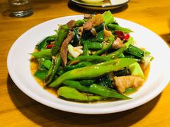 青蒜炒牛杂-丁记盐蘸牛肉·新杭菜(河东路店)