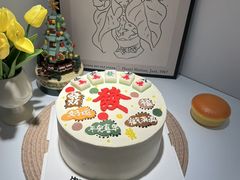 -格瑞思动物奶油生日蛋糕(圆融店)