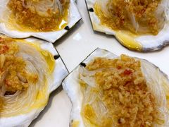 蒜蓉粉丝蒸扇贝-京秀缘蒸汽海鲜农家菜大馅蒸饺