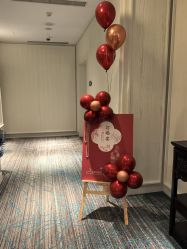 -鲸舞气球派对·宝宝宴·十岁生日布置·轻奢品牌形象店