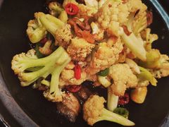 小炒有机菜花-天和晟烤鸭店(玉泉西街店)