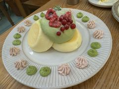 抹茶树莓奶油舒芙蕾-oh! by FINE cafe&canteen