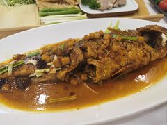 干烧大黄鱼-丰泽园饭店