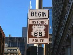 -66号公路起点牌