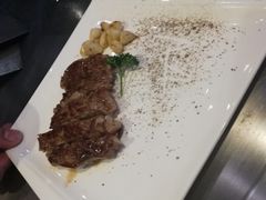 黑椒牛排-立方铁@铁板烧(香港名都店)
