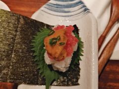 海胆蓝鳍鱼泥寿司-千代武日本料理(哈西店)
