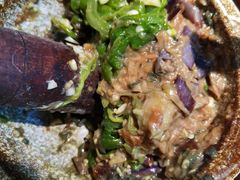 皮蛋青椒擂茄子-费大厨辣椒炒肉(万家丽一店)