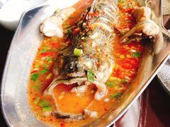 青柠汁蒸桂鱼-食肆&Fourteen(武林夜市店)