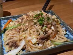 牛肉炒乌冬-骏河日料·烤肉(东鱼坊店)
