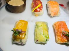 漫步花开彩虹卷-蜜桃花开·中西融合菜E&W(南长街店)