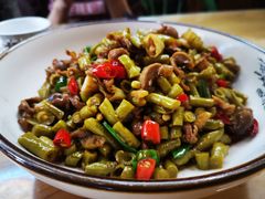 酸豆角鸡胗-回家湘菜馆(浮山后店)