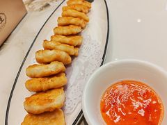 虾饼-朱记乳鸽王·非遗石岐乳鸽·全鸽宴(大兴旗舰店)