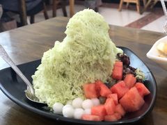 雪花冰（抹茶味）-串妹花式冰粉(乐山总店)