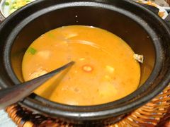 自制黑豆腐砂锅-姜君·千岛湖鱼头馆(浦东大道店)