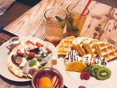 水果冰淇淋松饼-漫咖啡(浏阳河店)