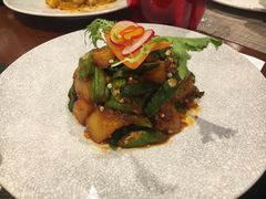 秋葵炒土豆-哈努曼印度餐厅(吴泾宝龙广场店)