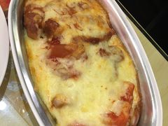 芝士鲜茄猪扒焗饭-黄恩记茶餐厅(杨箕店)