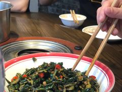 脆黄瓜皮-廖师傅大蒜炒腊肉(袁家岭店)