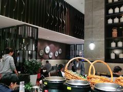 自助取餐区-美食汇海鲜自助餐厅·小龙虾烧烤(富力万达文华酒店)