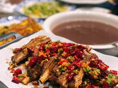 手抓烤羊排-呼吸森林·生态农庄农家乐私房菜