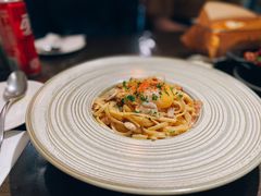 忌廉汁培根意大利扁面配水波蛋-Cyclus Craft Kitchen薩克思手工厨房