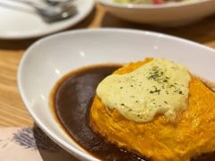 日式肉汁芝士蛋包饭-Ufufu cafe(天神巷店)