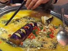 -探鱼·鲜青椒爽麻烤鱼(中天广场店)