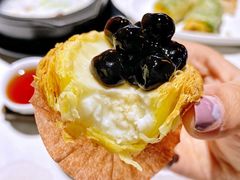 黑珍珠双皮奶蛋挞-味可道美食坊(福基路店)