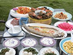-七的湖·晚芳亭·阳澄湖农家菜·大闸蟹(莲花岛店)